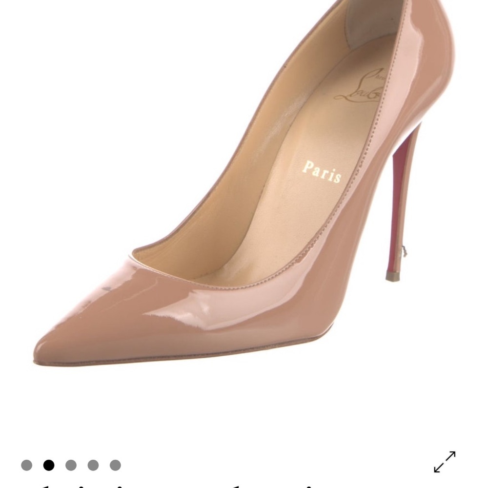 Christian Louboutin Blush Patent Leather Heels